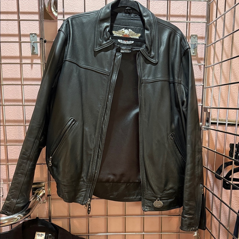 Harley Davidson Men's Black Leather Jacket